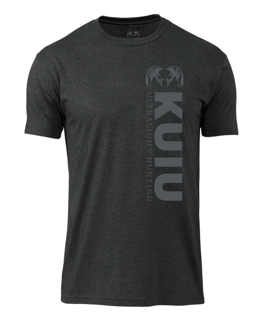 KUIU Solid Vertical T-Shirt | Charcoal