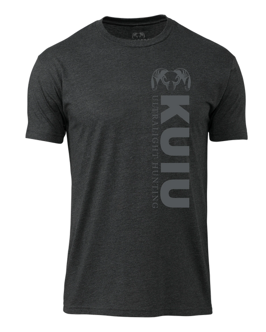 KUIU Solid Vertical T-Shirt | Charcoal