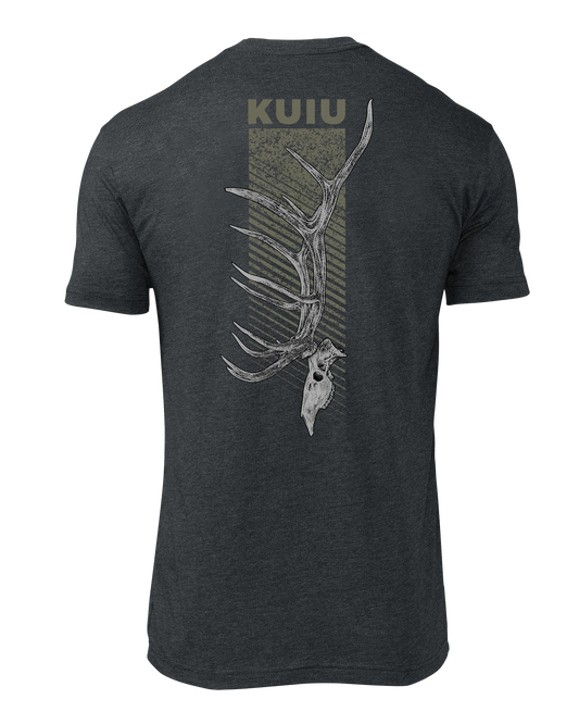 KUIU Elk Skull T-Shirt | Charcoal