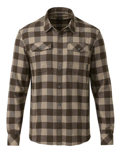 Outlet Field Flannel Shirt | Brown Buffalo Check