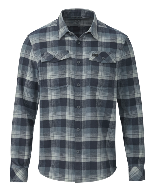 Field Flannel Shirt | Steel Blue Blockline
