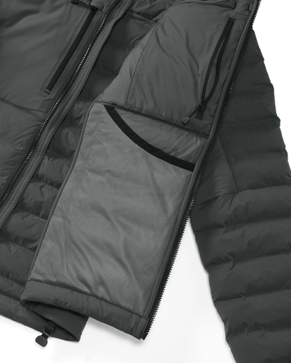 Outlet Flyway Insulated Hooded Jacket | Gunmetal