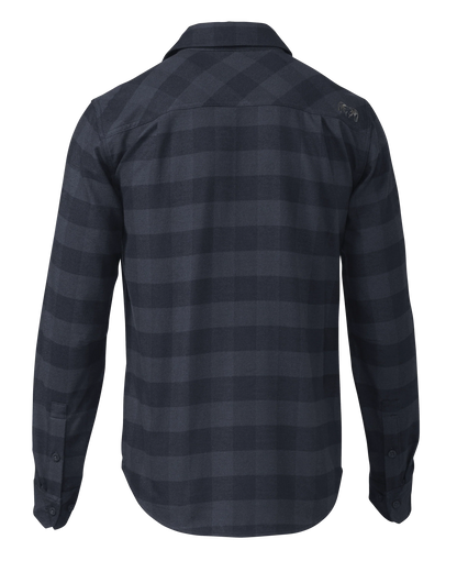 Outlet Field Flannel Shirt | Steel Blue Buffalo Check