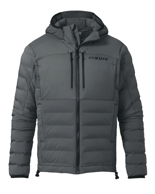 Outlet Flyway Insulated Hooded Jacket | Gunmetal