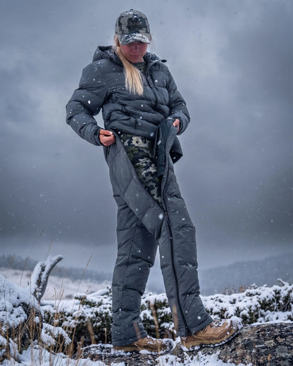 Women's Super Down PRO Pant | Gunmetal
