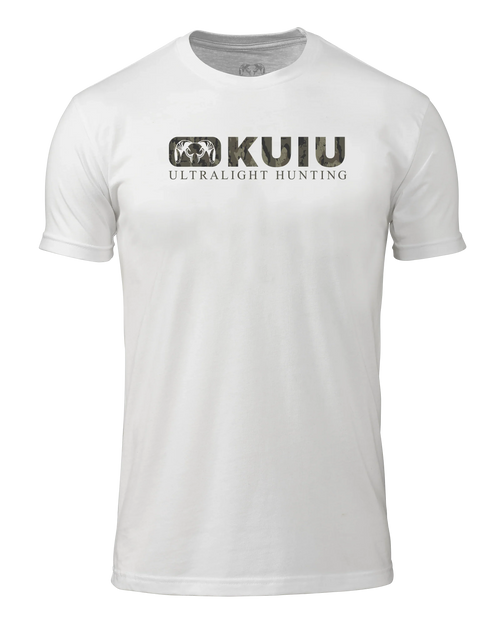 KUIU Veros Block Logo T-Shirt | White
