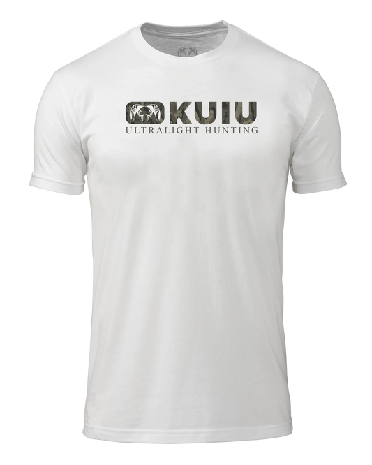 KUIU Veros Block Logo T-Shirt | White
