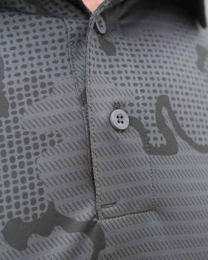 KUIU Performance Polo | Gunmetal Tonal