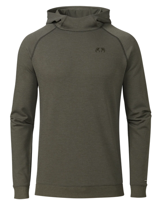 Canyon Waffle Hoodie | Ash Heather