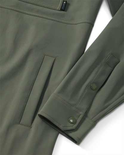 Outlet Tour Shirt Jacket | Dark Sage