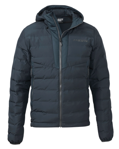 Outlet Elements Hooded Jacket | Steel Blue