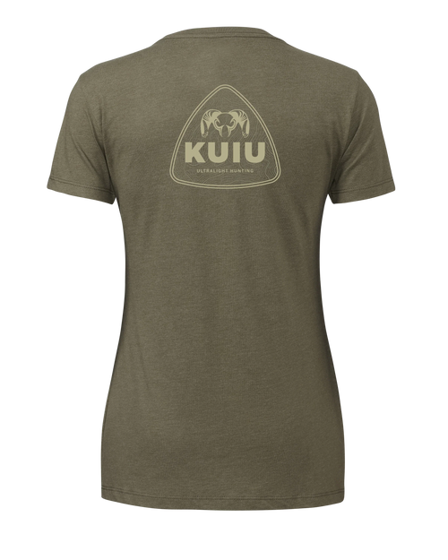 Outlet KUIU Women’s Topo Shield T-Shirt | Military Green