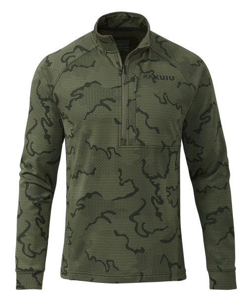 Outlet Ridgepoint Fleece Zip-T | Olive Tonal