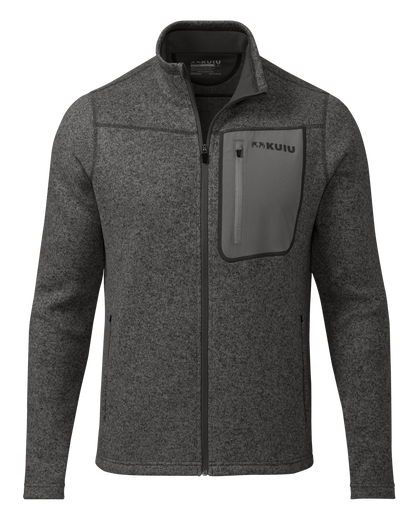 Base Camp Full Zip Sweater | Charcoal Heather