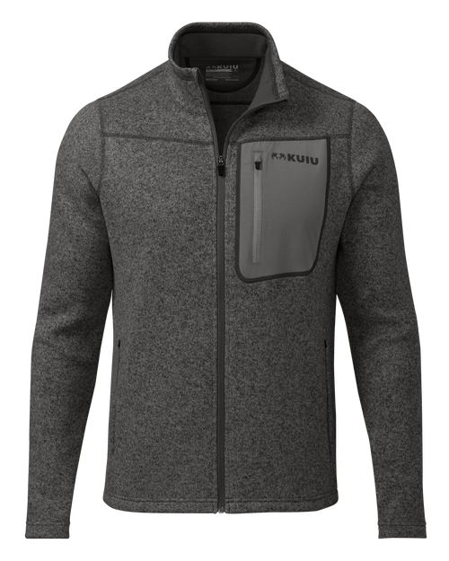 Base Camp Full Zip Sweater | Charcoal Heather