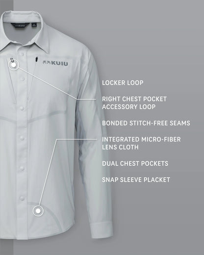Outlet Salton LS Shirt | Lunar