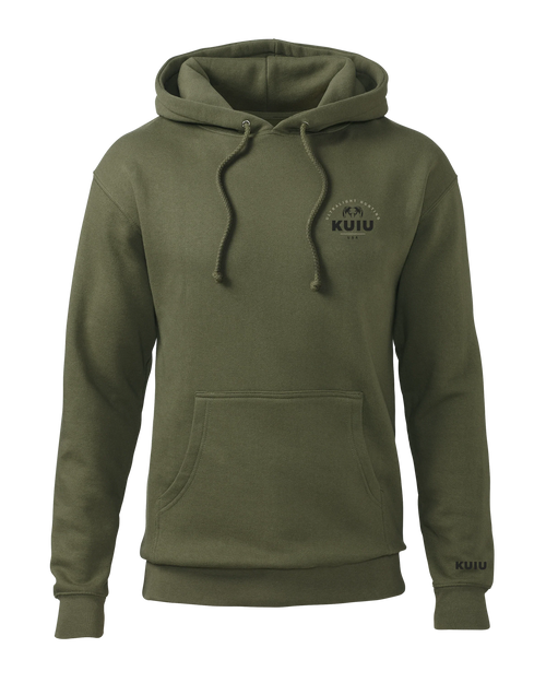 Outlet KUIU Stacked Chest Logo Hoodie | Army
