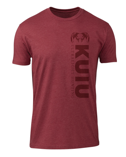 KUIU Solid Vertical T-Shirt | Cardinal