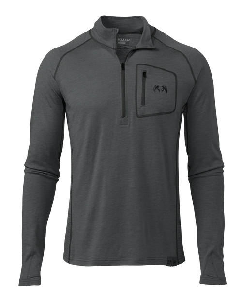ULTRA Merino 145 Zip-T Hunting Shirt | Gunmetal