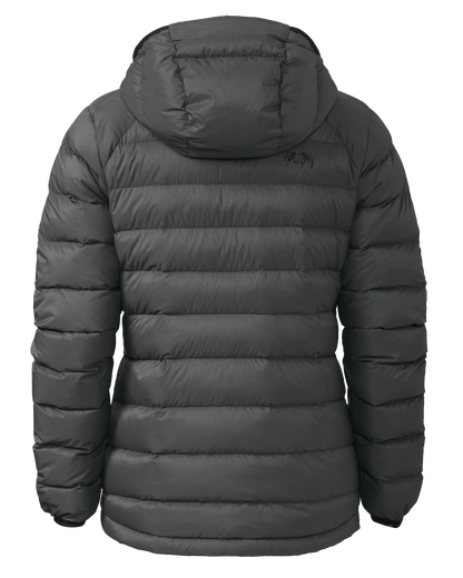 Outlet Women's Super Down LT Hooded Jacket | Gunmetal