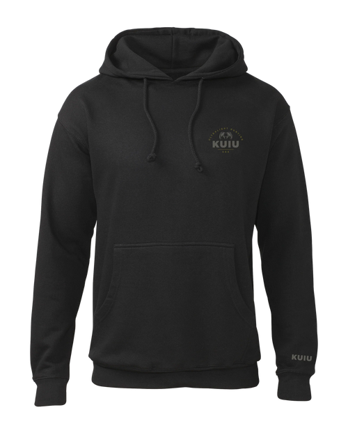 Outlet KUIU Stacked Chest Logo Hoodie | Black