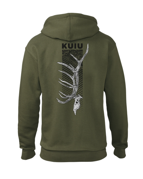 KUIU Elk Skull Hoodie | Army
