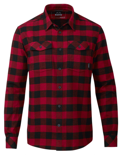 Outlet Field Flannel Shirt | Red/Black Buffalo Check