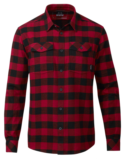 Outlet Field Flannel Shirt | Red/Black Buffalo Check