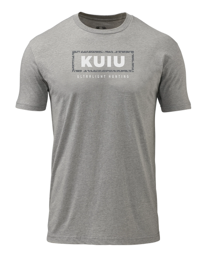 KUIU Box Logo T-Shirt | Heather Grey