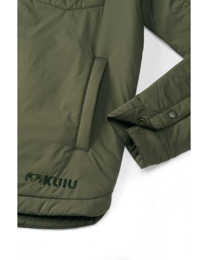 Outlet Base Camp Insulated Snap Shirt | Olive