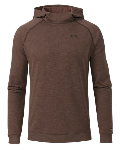 Canyon Waffle Hoodie | Cedar Heather